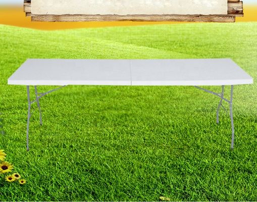 Outdoor Popular HDPE Plástico dobrável mesa de jantar de piquenique com estilo de design moderno