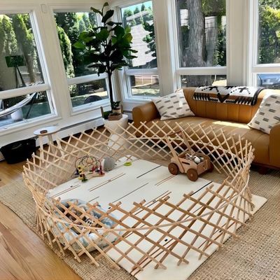 Eco Amigável Largo Jardim de Bebê de Madeira para Aprendizagem Montessori Robusto dobrável e personalizável
