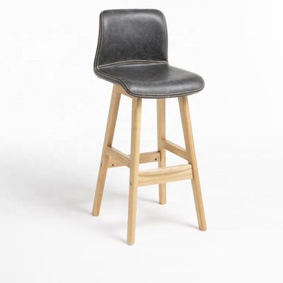 Excelente trabalho Cadeiras de bar de cozinha com cadeiras altas Tabuleiro de bar e design personalizado em cor preta