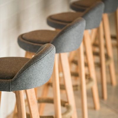 Fornecimento de cadeiras de bar / banquinhas de sala de estar para cozinha personalizada