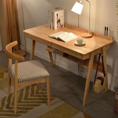 Assessoria de arte nórdica de madeira personalizada de estudo prático mesa de escritório laptop para escritório em casa