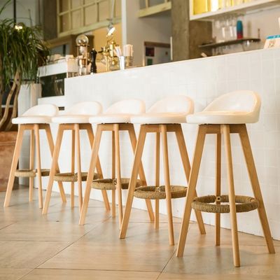 Acessórios de tecido traseiro cadeira de bar alta banquinhos para cozinha e bar personalizado economia prática