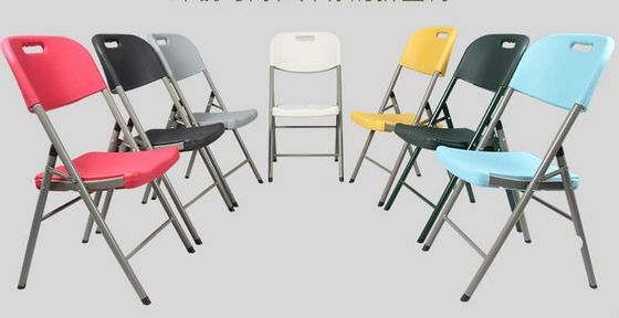 Cadeira dobrável de HDPE leve para eventos de casamento Cadeira dobrável de plástico portátil