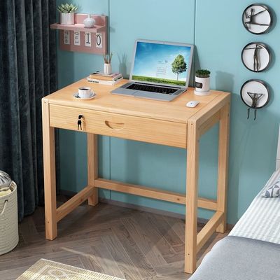 Moderno personalizado de cor de madeira maciça mesa de escritório de móveis para escritório de estudo de quarto pequeno