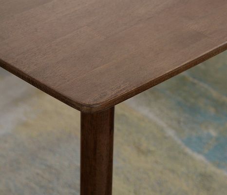 Conjunto de mesa de jantar de madeira maciça personalizável para sala de jantar profissional e elegante