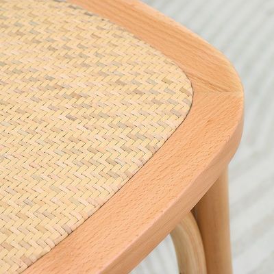 Profissionais empilhável X Back Rattan cadeira de jantar acento francês cadeira de madeira para festa de casamento evento em cores personalizadas