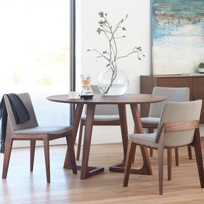 Mobiliário de Sala de Jantar Moderno 2021 Economy Mesa de Jantar de Madeira com Design Prático e Características Personalizadas