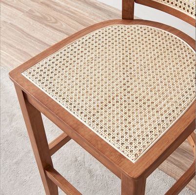 Cadeira de bar de cozinha personalizada Cadeira de bar de madeira maciça Cano de perna banquinha 43cm*43cm*109cm Peso limite 100KG