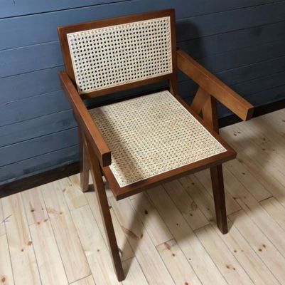 Serviço OEM aceito Cadeira de Rattan de Madeira Sólida de Design Moderno