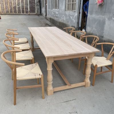 Moderno Design Walnut Slab Cozinha Restaurante Refeição Cadeira de madeira e mesa de eventos para edifícios de escritórios Flexibilidade