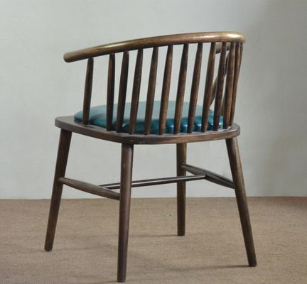 Cadeira de jantar de madeira estofada moderna A combinação perfeita de estilo e conforto