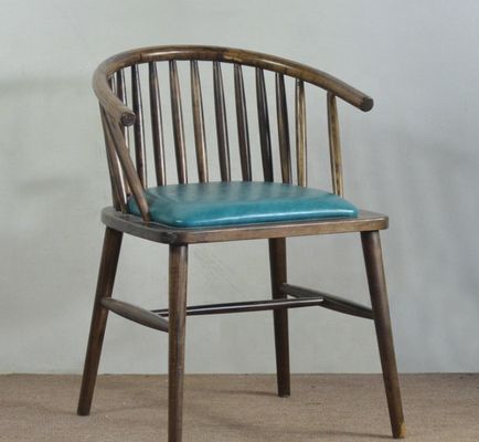 Cadeira de jantar de madeira estofada moderna A combinação perfeita de estilo e conforto