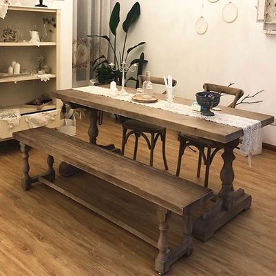 Cadeira de jantar de madeira de pinho para mobiliário exclusivo design cozinha restaurante mesa dobrável