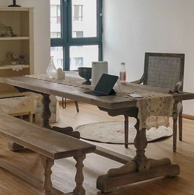 Cadeira de jantar de madeira de pinho para mobiliário exclusivo design cozinha restaurante mesa dobrável