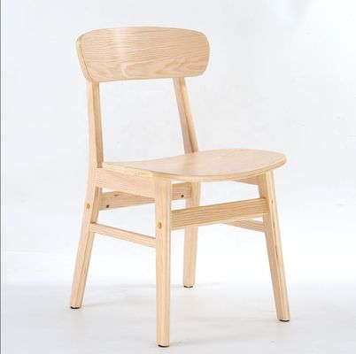 Coleção de móveis clássicos de sala de jantar Cadeiras de borracha de madeira maciça Cadeiras de jantar com design moderno