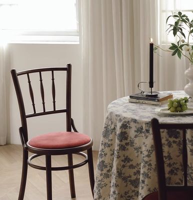 Mobiliário de sala de jantar Madeira maciça Veludo Madeira clássica de luxo Usada Antiga Cadeiras modernas para casamentos e eventos especiais