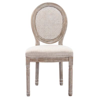 Material de estrutura de madeira de borracha tapete nórdico banquete Louis cadeira para sala de estar casamentos