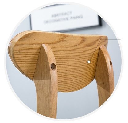 Serviço OEM aceito Escaleiro de madeira natural sólida para móveis e almofadas de cadeiras altas