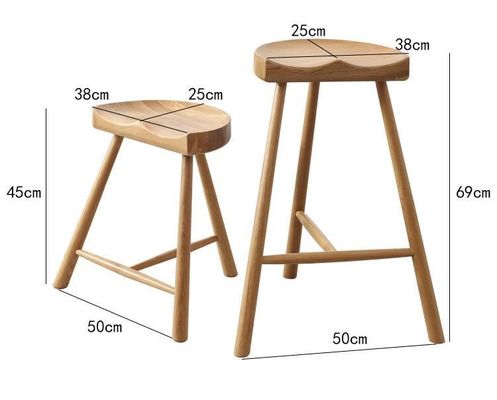 Modern High Chair Design Solid Wood Bar Stool para Pub L-62