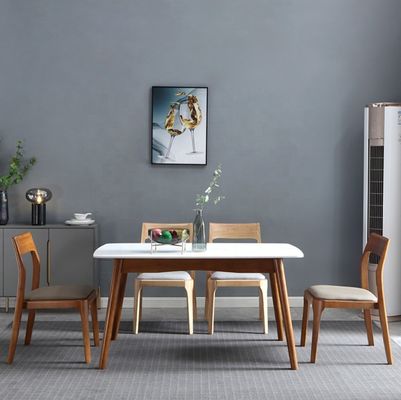 Moderno design Moderno nórdico empilhável cadeira de jantar de carvalho e nozes cadeiras de jantar de restaurante de madeira para móveis domésticos