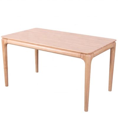 LL-A02 Estilo moderno nórdico Mesa de jantar de madeira maciça Interior