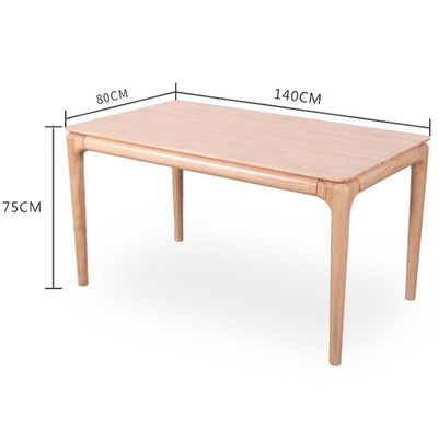 LL-A02 Estilo moderno nórdico Mesa de jantar de madeira maciça Interior