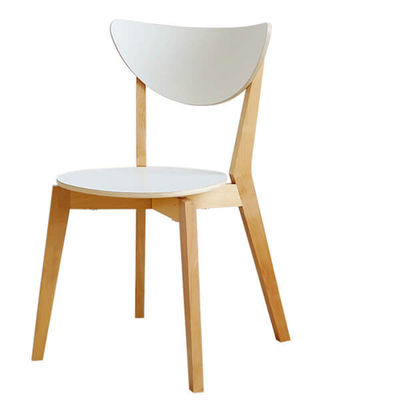 Madeira maciça antiga esculpida com costas altas cadeiras de jantar de bétula dobrada para coleção de assentos de cafés