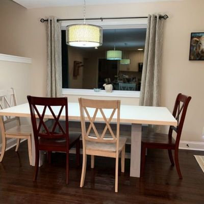 Cadeira de jantar de madeira maciça para hotéis e restaurantes