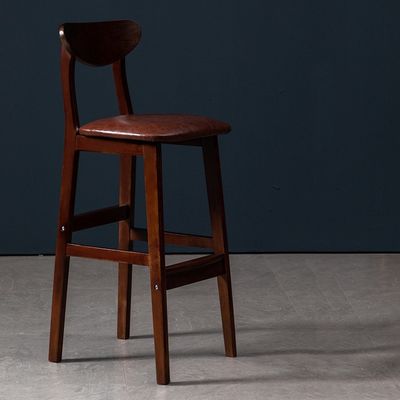 Tabuleiro de bar de madeira maciça tapiçado em estilo vintage para café do pub W38*D44*H101 cm