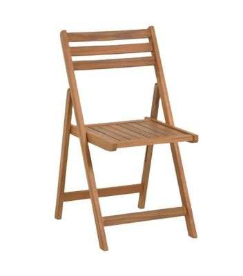 Cadeira de madeira dobrável resistente para hotel e restaurante de design nórdico