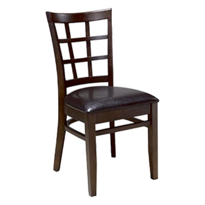 Cadeira de madeira de estilo moderno para sala de jantar de hotel de madeira maciça