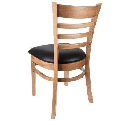Cadeira de madeira de estilo moderno para sala de jantar de hotel de madeira maciça