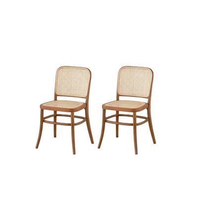 Cadeira de refeição de rotinol para jardim ao ar livre Restaurante Mobiliário de café