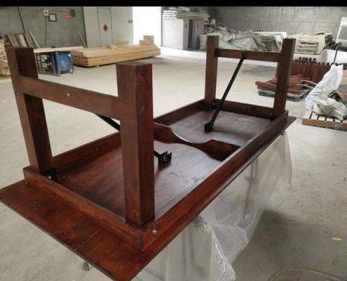 Embalagem de correio Y Mesa dobrável de madeira para alugar em casamentos e festas