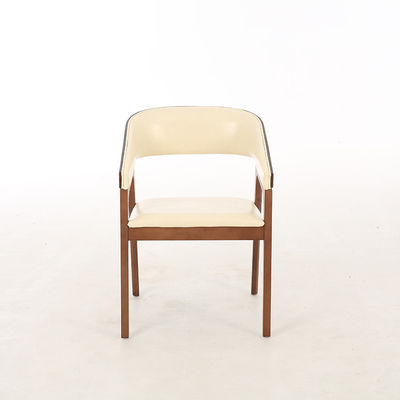 Nordic Solid Wood Design Chair Presidencial Mobiliário de couro preto Nota Poltrona Assento para Garantia de Restaurante Um Ano