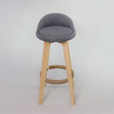 Moderno Estilo Antigo Estulões de Madeira Acolchados Cadeira de Bar de Couro para Mesa de Bar Sala de Jantar e Função de Bar