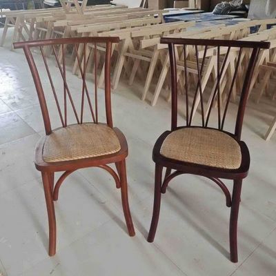 Fabricação Fornecimento Cadeiras de madeira empilháveis para eventos Design moderno Hotel Restaurante Banquete e lar
