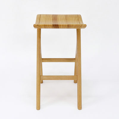 Home Bar Essential Barstool de madeira maciça lacada com cadeira alta sala de estar
