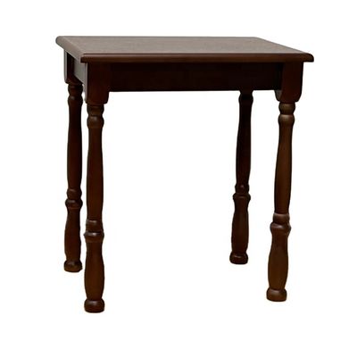 Tabela de jantar de madeira para restaurante antigo