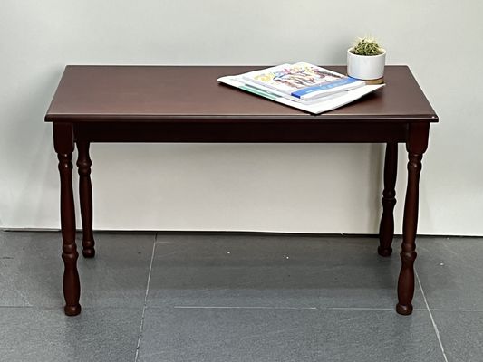 Tabela de jantar de madeira para restaurante antigo