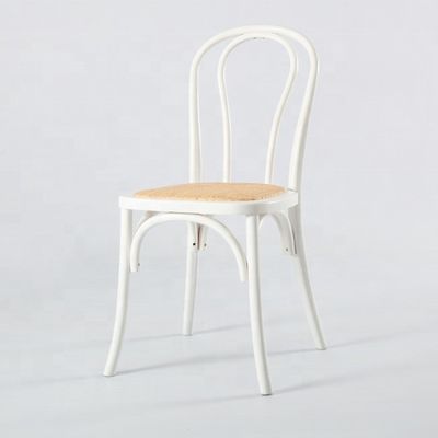 Mahogany chinês e material de ratão móveis domésticos nórdicos quadro de madeira banquete cadeira de jantar com madeira maciça empilhável