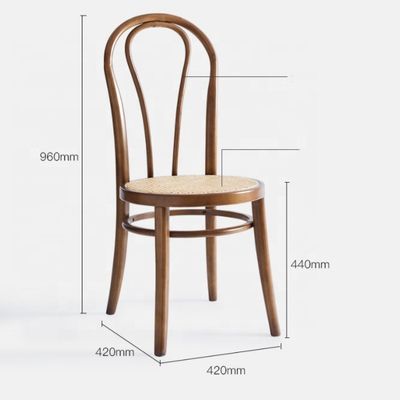 Cadeiras Thonet de Madeira Sólida de Faixa Antiga Para Eventos de Festas de Jardim Cores opcionais competitivas Estilo moderno de luxo