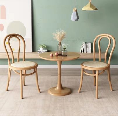 Cadeira de restaurante de madeira feita à mão com tamanho personalizado e cores originais