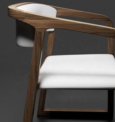 End Luxury All Solid Wood Round Chair para Domicílio Moderno Lazer Sala de estar Restaurante Jantar em casa Mobiliário Geral