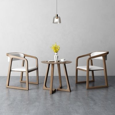 End Luxury All Solid Wood Round Chair para Domicílio Moderno Lazer Sala de estar Restaurante Jantar em casa Mobiliário Geral