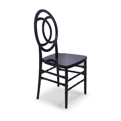 Cadeiras de casamento de madeira maciça Cadeiras de banquete empilháveis para eventos em estilo nórdico e durabilidade