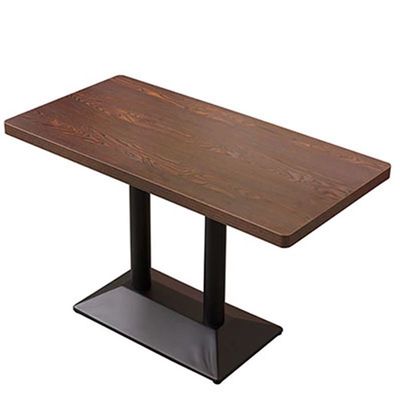 Mesa de jantar de madeira em design moderno para móveis de restaurante de cores personalizadas