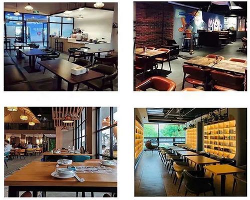 Moderno Design Retangular Mesa de Jantar de Madeira para Mobiliário de Mesa de Restaurante