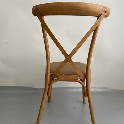 Apartamento Embalagem de correio nórdico moderno Cross Back Metal cadeira de jantar com design nórdico