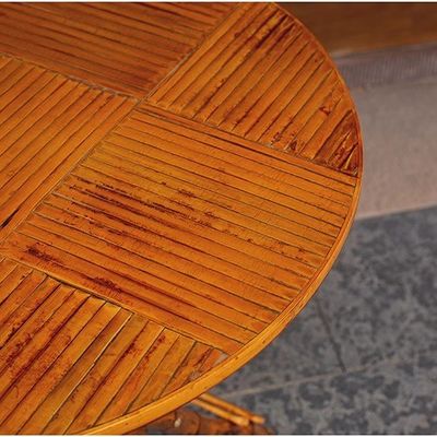 Outdoor Garden Party Leisure Adult Size Mesa dobrável de bambu para mobiliário e lazer ao ar livre